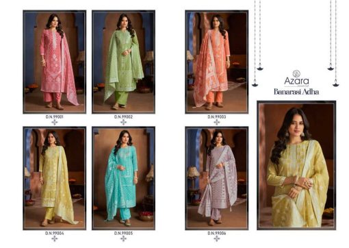 Azara Banarasi Adah Cotton Salwar Suit Catalog 6 Pcs 9 510x362 - Azara Banarasi Adah Cotton Salwar Suit Catalog 6 Pcs