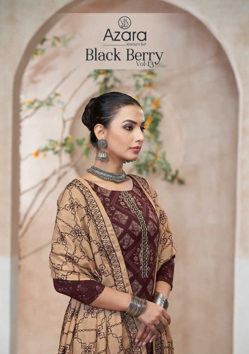 Azara Black Berry Vol 13 Cotton Salwar Suit Catalog 4 Pcs 1 510x724 - Azara Black Berry Vol 13 Cotton Salwar Suit Catalog 4 Pcs