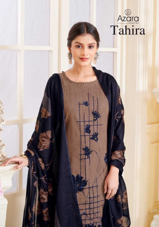 Azara Tahira Cotton Salwar Suit Catalog 4 Pcs 1 510x728 - Azara Tahira Cotton Salwar Suit Catalog 4 Pcs