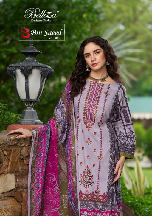 Belliza Bin Saeed Vol 7 Cotton Salwar Suit Catalog 8 Pcs 2 510x725 - Belliza Bin Saeed Vol 7 Cotton Salwar Suit Catalog 8 Pcs