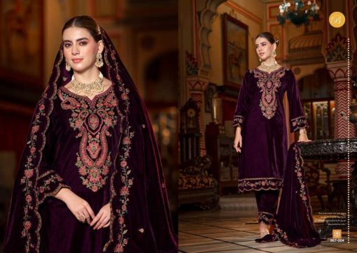 Belliza Gulzaar Velvet Salwar Suit Catalog 4 Pcs 10 510x362 - Belliza Gulzaar Velvet Salwar Suit Catalog 4 Pcs