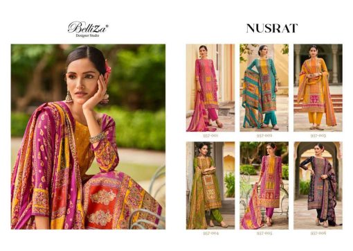 Belliza Nusrat Viscose Salwar Suit Catalog 6 Pcs 10 510x362 - Belliza Nusrat Viscose Salwar Suit Catalog 6 Pcs