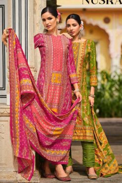 Belliza Nusrat Viscose Salwar Suit Catalog 6 Pcs