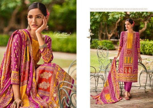 Belliza Nusrat Viscose Salwar Suit Catalog 6 Pcs 8 510x362 - Belliza Nusrat Viscose Salwar Suit Catalog 6 Pcs