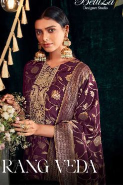 Belliza Rang Veda Viscose Salwar Suit Catalog 6 Pcs