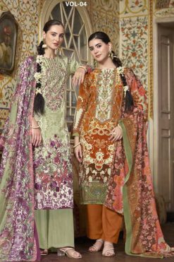 Belliza Riwayat Vol 4 Viscose Salwar Suit Catalog 8 Pcs