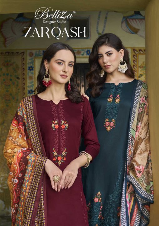 Belliza Zarqash Cotton Salwar Suit Catalog 8 Pcs 1 510x725 - Belliza Zarqash Cotton Salwar Suit Catalog 8 Pcs