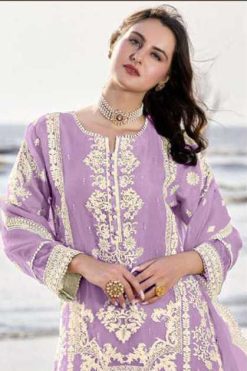 Bilqis B 75 A-D Organza Readymade Salwar Suit Catalog 4 Pcs