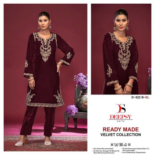 Deepsy DN 522 A D Kurti with Bottom Velvet Catalog 4 Pcs 2 510x510 - Deepsy DN 522 A-D Kurti with Bottom Velvet Catalog 4 Pcs