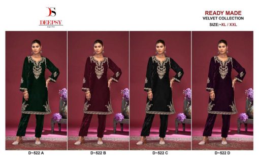 Deepsy DN 522 A D Kurti with Bottom Velvet Catalog 4 Pcs 5 510x310 - Deepsy DN 522 A-D Kurti with Bottom Velvet Catalog 4 Pcs