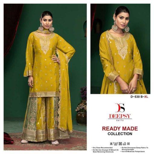 Deepsy DN 530 A D Chinon Readymade Salwar Suit Catalog 4 Pcs 1 510x510 - Deepsy DN 530 A-D Chinon Readymade Salwar Suit Catalog 4 Pcs