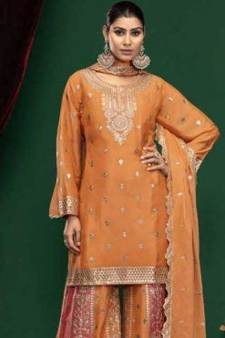 Deepsy DN 530 A-D Chinon Readymade Salwar Suit Catalog 4 Pcs