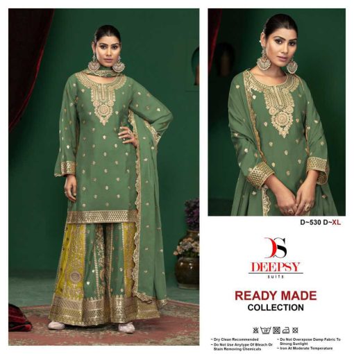 Deepsy DN 530 A D Chinon Readymade Salwar Suit Catalog 4 Pcs 3 510x510 - Deepsy DN 530 A-D Chinon Readymade Salwar Suit Catalog 4 Pcs