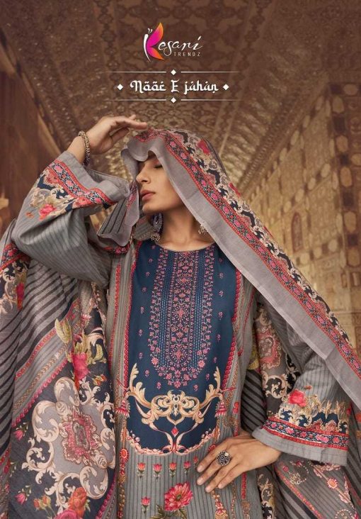 Kesari Trendz Noor E Jahan Lawn Salwar Suit Catalog 8 Pcs 1 510x732 - Kesari Trendz Noor E Jahan Lawn Salwar Suit Catalog 8 Pcs