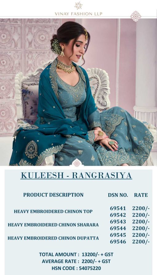 Kuleesh Rangrasiya by Vinay Chinon Salwar Suit Catalog 6 Pcs 14 510x893 - Kuleesh Rangrasiya by Vinay Chinon Salwar Suit Catalog 6 Pcs