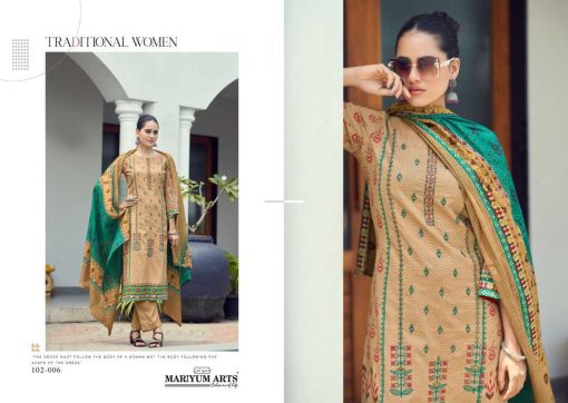 Mariyum Arts Habiba Cotton Salwar Suit Catalog 6 Pcs 7 510x362 - Mariyum Arts Habiba Cotton Salwar Suit Catalog 6 Pcs