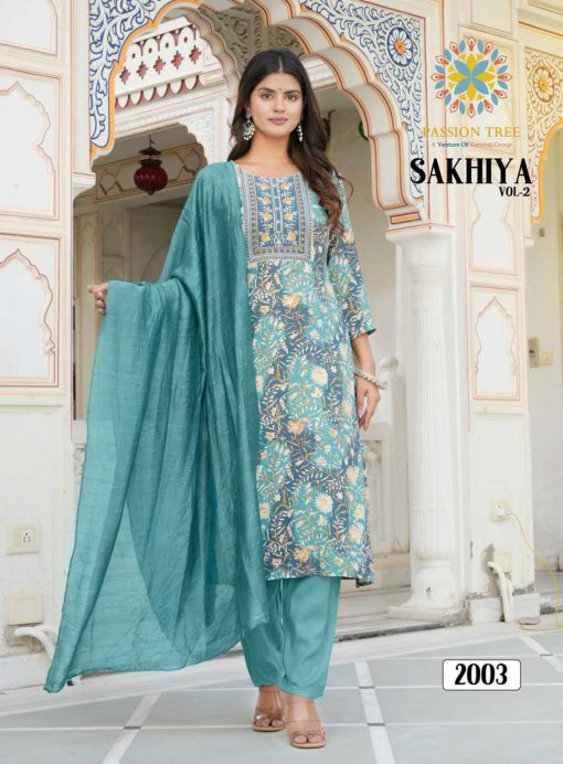 Passion Tree Sakhiya Vol 2 Kurti with Dupatta Bottom Rayon Catalog 8 Pcs 3 510x692 - Passion Tree Sakhiya Vol 2 Kurti with Dupatta Bottom Rayon Catalog 8 Pcs