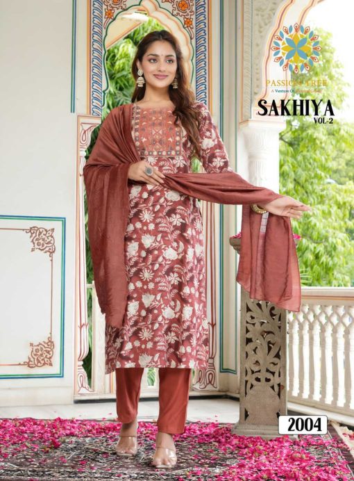 Passion Tree Sakhiya Vol 2 Kurti with Dupatta Bottom Rayon Catalog 8 Pcs 4 510x692 - Passion Tree Sakhiya Vol 2 Kurti with Dupatta Bottom Rayon Catalog 8 Pcs