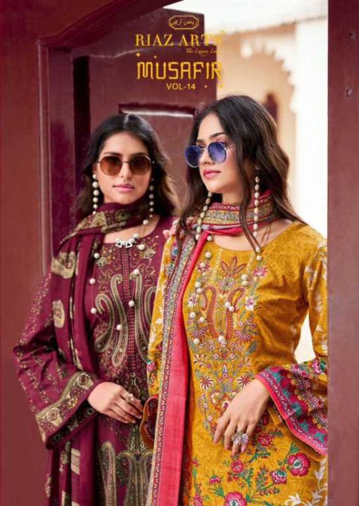 Riaz Arts Musafir Vol 14 by Mumtaz Arts Lawn Salwar Suit Catalog 8 Pcs 1 510x719 - Riaz Arts Musafir Vol 14 by Mumtaz Arts Lawn Salwar Suit Catalog 8 Pcs