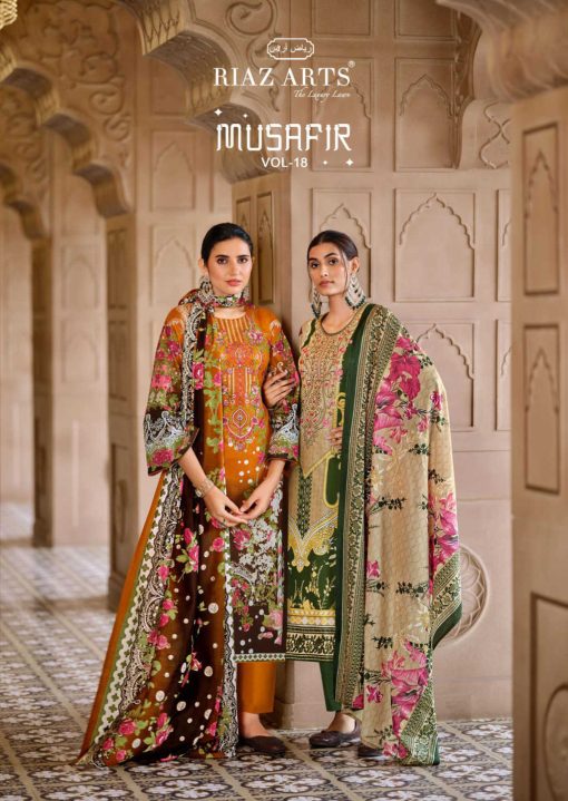 Riaz Arts Musafir Vol 18 by Mumtaz Arts Lawn Salwar Suit Catalog 8 Pcs 1 510x719 - Riaz Arts Musafir Vol 18 by Mumtaz Arts Lawn Salwar Suit Catalog 8 Pcs