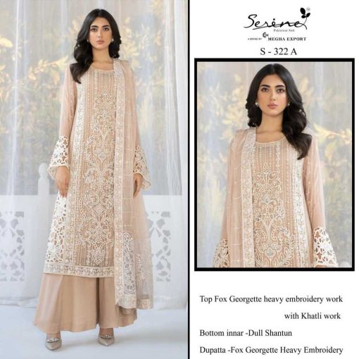 Serene S 322 A D Georgette Salwar Suit Catalog 4 Pcs 1 510x510 - Serene S 322 A-D Georgette Salwar Suit Catalog 4 Pcs