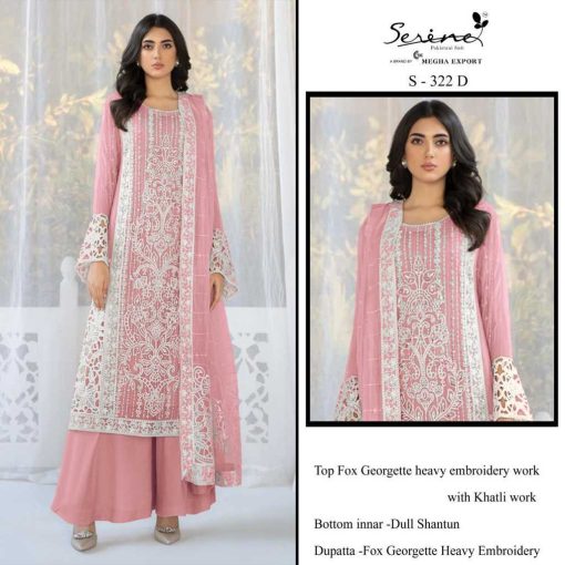 Serene S 322 A D Georgette Salwar Suit Catalog 4 Pcs 2 510x510 - Serene S 322 A-D Georgette Salwar Suit Catalog 4 Pcs