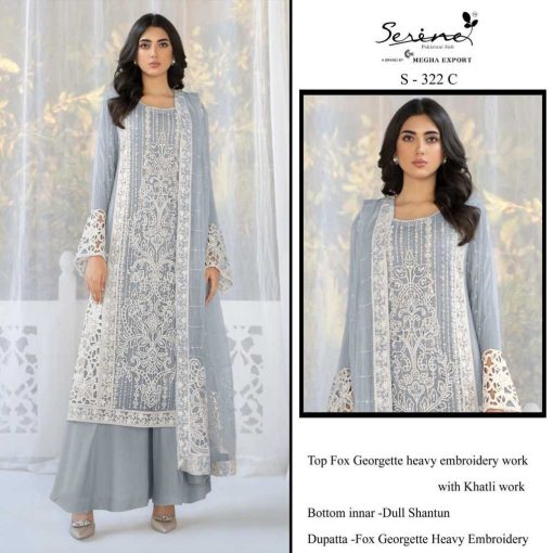 Serene S 322 A D Georgette Salwar Suit Catalog 4 Pcs 3 510x510 - Serene S 322 A-D Georgette Salwar Suit Catalog 4 Pcs