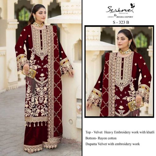 Serene S 323 A D Velvet Salwar Suit Catalog 4 Pcs 4 510x510 - Serene S 323 A-D Velvet Salwar Suit Catalog 4 Pcs