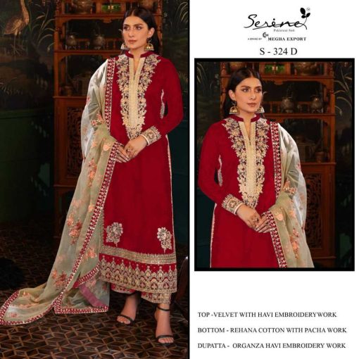 Serene S 324 A D Velvet Salwar Suit Catalog 4 Pcs 4 510x510 - Serene S 324 A-D Velvet Salwar Suit Catalog 4 Pcs