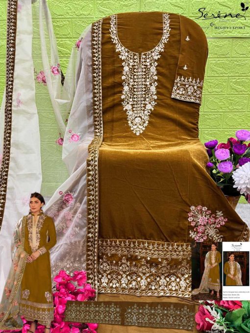 Serene S 324 A D Velvet Salwar Suit Catalog 4 Pcs 6 510x680 - Serene S 324 A-D Velvet Salwar Suit Catalog 4 Pcs