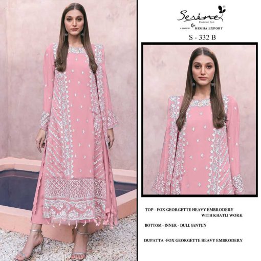 Serene S 332 A D Georgette Salwar Suit Catalog 4 Pcs 2 510x510 - Serene S 332 A-D Georgette Salwar Suit Catalog 4 Pcs