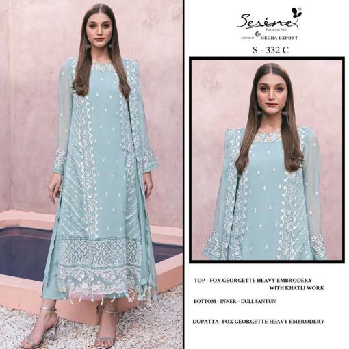 Serene S 332 A D Georgette Salwar Suit Catalog 4 Pcs 3 510x510 - Serene S 332 A-D Georgette Salwar Suit Catalog 4 Pcs