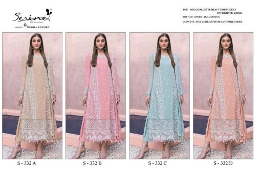 Serene S 332 A D Georgette Salwar Suit Catalog 4 Pcs 5 510x340 - Serene S 332 A-D Georgette Salwar Suit Catalog 4 Pcs