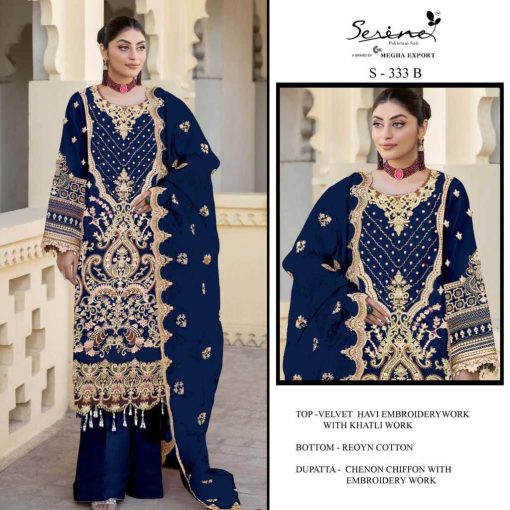 Serene S 333 A D Velvet Salwar Suit Catalog 4 Pcs 2 510x510 - Serene S 333 A-D Velvet Salwar Suit Catalog 4 Pcs