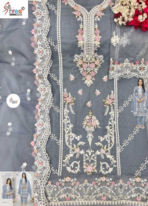 Shree Fabs S 5130 Organza Salwar Suit Catalog 4 Pcs 5 510x706 - Shree Fabs S 5130 Organza Salwar Suit Catalog 4 Pcs