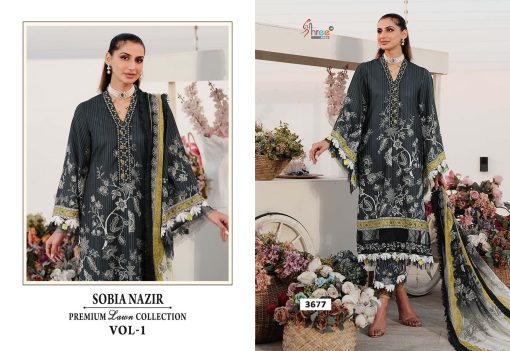 Shree Fabs Sobia Nazir Premium Lawn Collection Vol 1 Chiffon Cotton Salwar Suit Catalog 6 Pcs 7 510x351 - Shree Fabs Sobia Nazir Premium Lawn Collection Vol 1 Chiffon Cotton Salwar Suit Catalog 6 Pcs