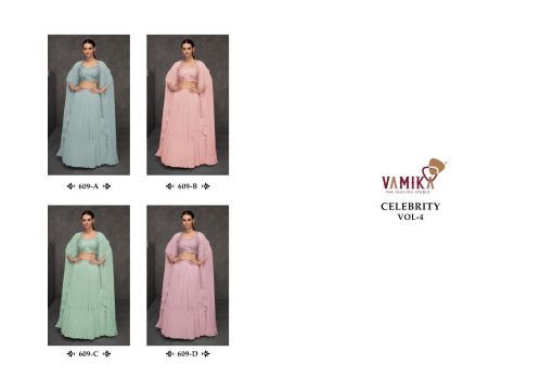 Vamika Celebrity Vol 4 Lehenga Choli with Koti Fancy Catalog 4 Pcs 6 510x360 - Vamika Celebrity Vol 4 Lehenga Choli with Koti Fancy Catalog 4 Pcs