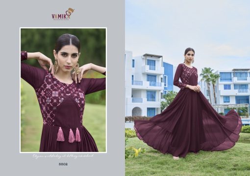 Vamika Mirza Georgette Kurti Catalog 4 Pcs 4 510x360 - Vamika Mirza Georgette Kurti Catalog 4 Pcs