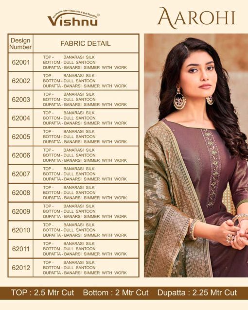 Vishnu Aarohi Silk Salwar Suit Catalog 12 Pcs 13 510x638 - Vishnu Aarohi Silk Salwar Suit Catalog 12 Pcs