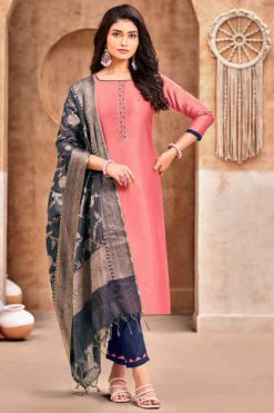 Vishnu Aarohi Silk Salwar Suit Catalog 12 Pcs 247x371 - Surat Fabrics