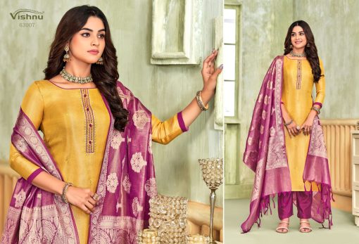 Vishnu Begum Banarasi Salwar Suit Catalog 8 Pcs 1 510x347 - Vishnu Begum Banarasi Salwar Suit Catalog 8 Pcs