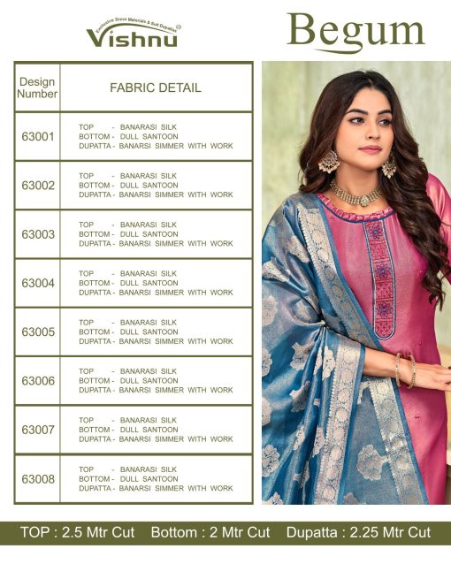 Vishnu Begum Banarasi Salwar Suit Catalog 8 Pcs 8 510x638 - Vishnu Begum Banarasi Salwar Suit Catalog 8 Pcs