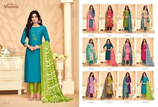 Vishnu Evanka Vol 8 Silk Salwar Suit Catalog 12 Pcs 13 510x347 - Vishnu Evanka Vol 8 Silk Salwar Suit Catalog 12 Pcs