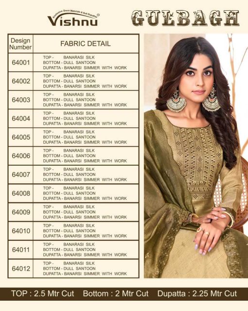 Vishnu Gulbagh Banarasi Salwar Suit Catalog 12 Pcs 12 510x638 - Vishnu Gulbagh Banarasi Salwar Suit Catalog 12 Pcs