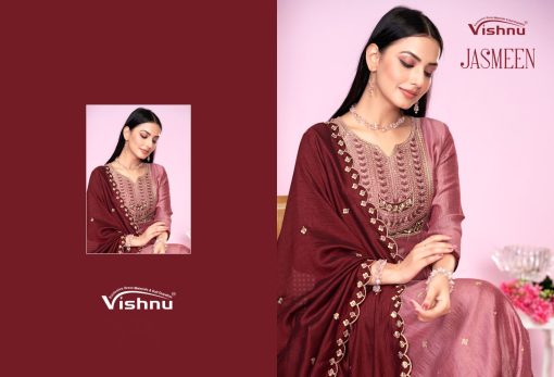 Vishnu Jasmeen Silk Salwar Suit Catalog 10 Pcs 9 510x347 - Vishnu Jasmeen Silk Salwar Suit Catalog 10 Pcs