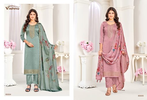 Vishnu Naseeb Vol 2 Silk Salwar Suit Catalog 8 Pcs 3 510x347 - Vishnu Naseeb Vol 2 Silk Salwar Suit Catalog 8 Pcs