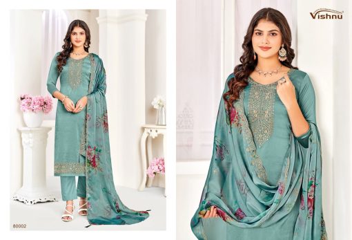 Vishnu Naseeb Vol 2 Silk Salwar Suit Catalog 8 Pcs 5 510x347 - Vishnu Naseeb Vol 2 Silk Salwar Suit Catalog 8 Pcs