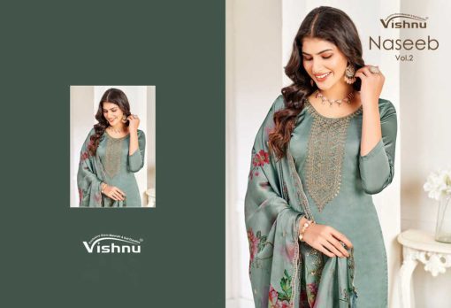 Vishnu Naseeb Vol 2 Silk Salwar Suit Catalog 8 Pcs 7 510x348 - Vishnu Naseeb Vol 2 Silk Salwar Suit Catalog 8 Pcs