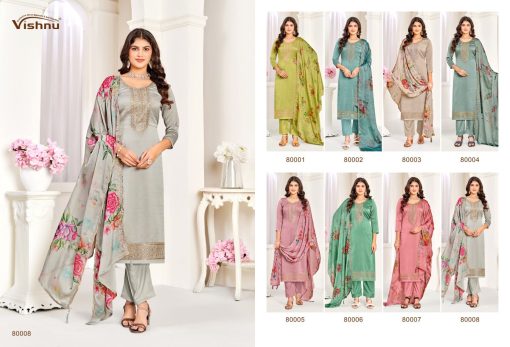 Vishnu Naseeb Vol 2 Silk Salwar Suit Catalog 8 Pcs 9 510x347 - Vishnu Naseeb Vol 2 Silk Salwar Suit Catalog 8 Pcs