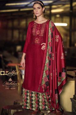 Zulfat Madhubani by Belliza Pashmina Salwar Suit Catalog 10 Pcs